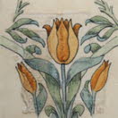 Tulips III - Inspired by William Morris 
