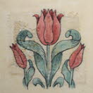 Tulips II - Inspired by William Morris 